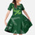 Pakistan Cricket Family Matching Tank Maxi Dress and Hawaiian Shirt Sporty Style with Flag Stars & Player Illustration