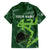 Pakistan Cricket Family Matching Tank Maxi Dress and Hawaiian Shirt Sporty Style with Flag Stars & Player Illustration