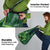 Pakistan Cricket Grocery Bag Sporty Style with Flag Stars & Player Illustration