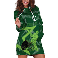 Pakistan Cricket Hoodie Dress Sporty Style with Flag Stars & Player Illustration