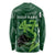 Pakistan Cricket Long Sleeve Shirt Sporty Style with Flag Stars & Player Illustration