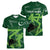 Pakistan Cricket Women V-Neck T-Shirt Sporty Style with Flag Stars & Player Illustration