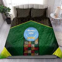 Mali Map Bedding Set National Emblem & Cultural Pattern Design