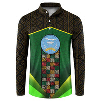 Mali Map Button Sweatshirt National Emblem & Cultural Pattern Design