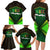 Mali Map Family Matching Long Sleeve Bodycon Dress and Hawaiian Shirt National Emblem & Cultural Pattern Design
