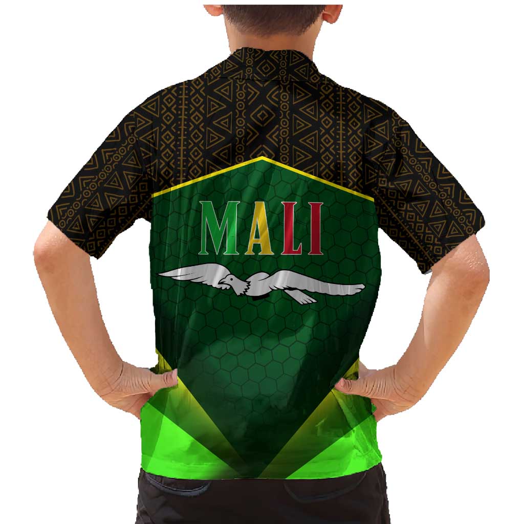 Mali Map Family Matching Mermaid Dress and Hawaiian Shirt National Emblem & Cultural Pattern Design