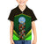 Mali Map Family Matching Off The Shoulder Long Sleeve Dress and Hawaiian Shirt National Emblem & Cultural Pattern Design