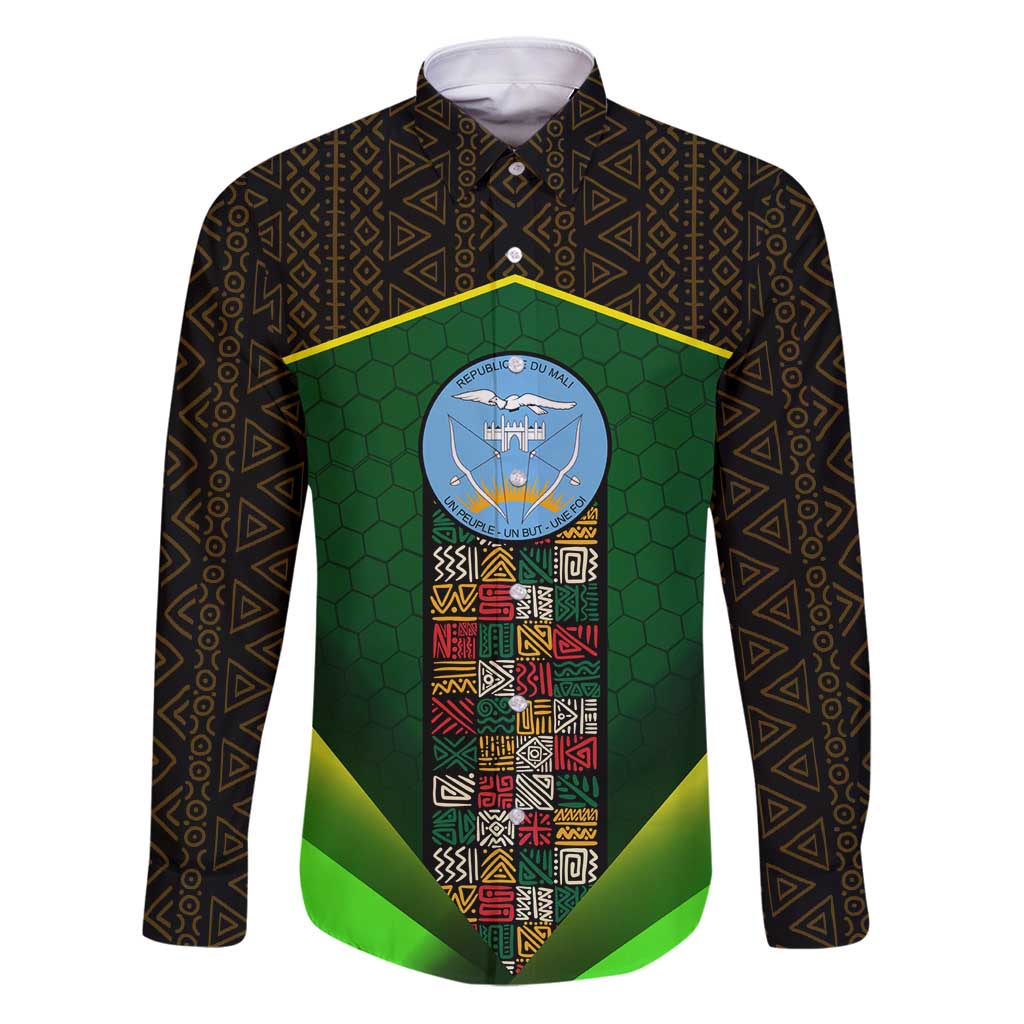 Mali Map Family Matching Puletasi and Hawaiian Shirt National Emblem & Cultural Pattern Design