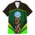 Mali Map Family Matching Short Sleeve Bodycon Dress and Hawaiian Shirt National Emblem & Cultural Pattern Design