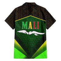 Mali Map Family Matching Short Sleeve Bodycon Dress and Hawaiian Shirt National Emblem & Cultural Pattern Design