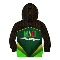 Mali Map Kid Hoodie National Emblem & Cultural Pattern Design