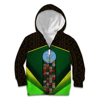 Mali Map Kid Hoodie National Emblem & Cultural Pattern Design