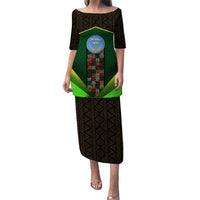 Mali Map Puletasi National Emblem & Cultural Pattern Design