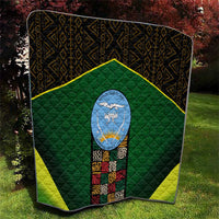 Mali Map Quilt National Emblem & Cultural Pattern Design
