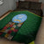 Mali Map Quilt Bed Set National Emblem & Cultural Pattern Design