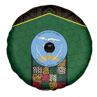 Mali Map Spare Tire Cover National Emblem & Cultural Pattern Design
