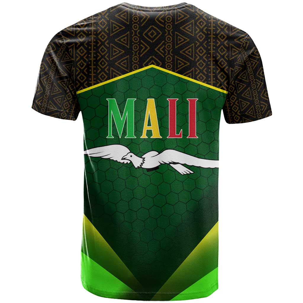 Mali Map T Shirt National Emblem & Cultural Pattern Design