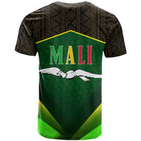 Mali Map T Shirt National Emblem & Cultural Pattern Design