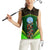 Mali Map Women Sleeveless Polo Shirt National Emblem & Cultural Pattern Design