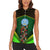 Mali Map Women Sleeveless Polo Shirt National Emblem & Cultural Pattern Design