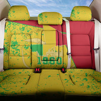 Mali Map Back Car Seat Cover Heart-Inspired Design with National Flag Colors
