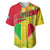 Mali Map Baseball Jersey Heart-Inspired Design with National Flag Colors