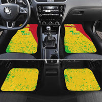 Mali Map Car Mats Heart-Inspired Design with National Flag Colors