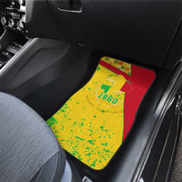 Mali Map Car Mats Heart-Inspired Design with National Flag Colors