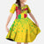 Mali Map Family Matching Off Shoulder Maxi Dress and Hawaiian Shirt Heart-Inspired Design with National Flag Colors