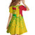 Mali Map Family Matching Summer Maxi Dress and Hawaiian Shirt Heart-Inspired Design with National Flag Colors