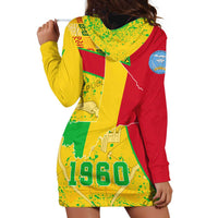 Mali Map Hoodie Dress Heart-Inspired Design with National Flag Colors