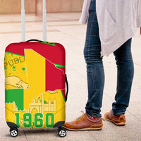 Mali Map Luggage Cover Heart-Inspired Design with National Flag Colors