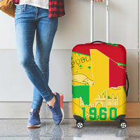 Mali Map Luggage Cover Heart-Inspired Design with National Flag Colors
