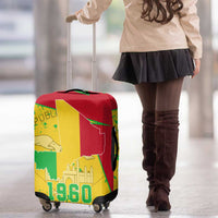 Mali Map Luggage Cover Heart-Inspired Design with National Flag Colors