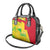 Mali Map Shoulder Handbag Heart-Inspired Design with National Flag Colors