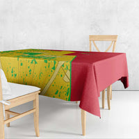 Mali Map Tablecloth Heart-Inspired Design with National Flag Colors