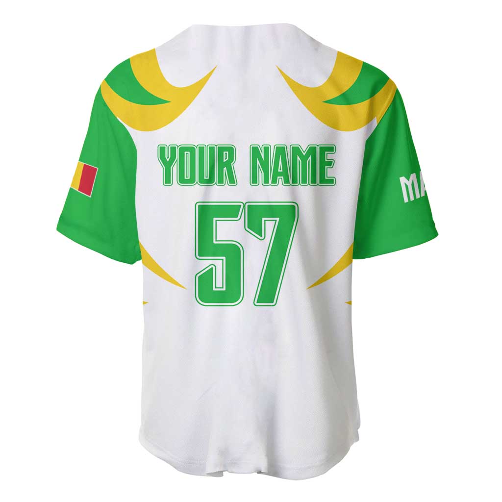 Mali Vulture Baseball Jersey Sporty Style with National Flag Colors