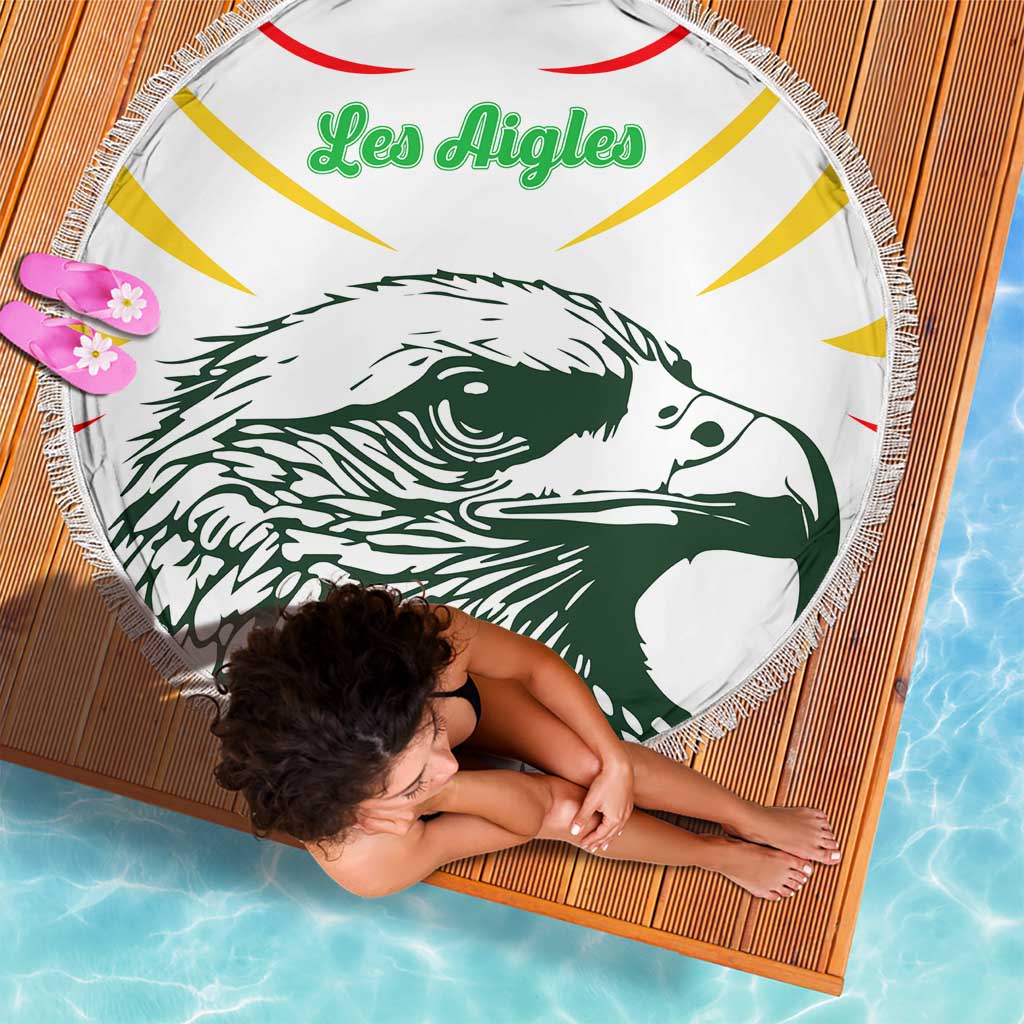 Mali Vulture Beach Blanket Sporty Style with National Flag Colors