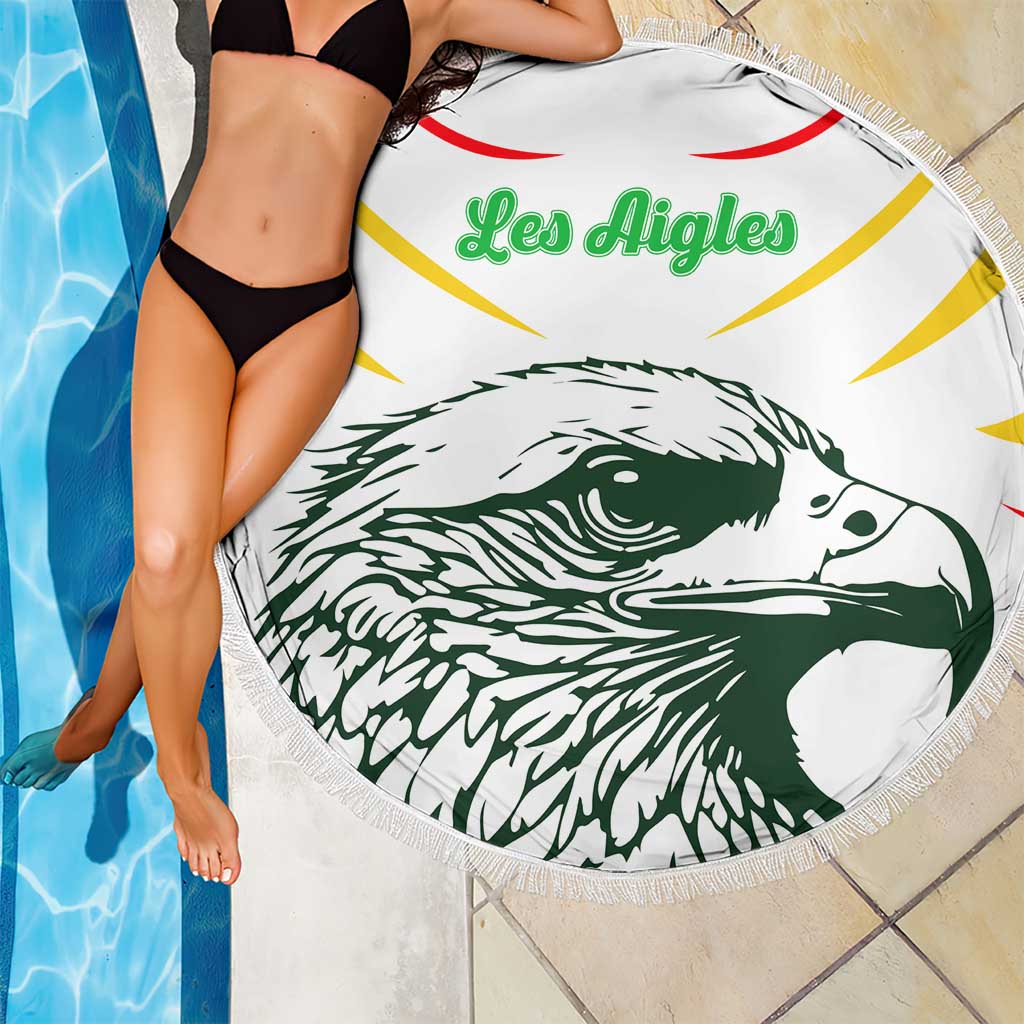 Mali Vulture Beach Blanket Sporty Style with National Flag Colors