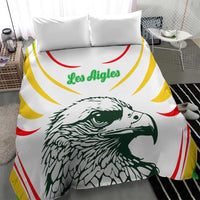 Mali Vulture Bedding Set Sporty Style with National Flag Colors