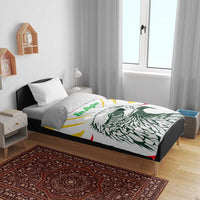 Mali Vulture Bedding Set Sporty Style with National Flag Colors