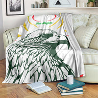 Mali Vulture Blanket Sporty Style with National Flag Colors