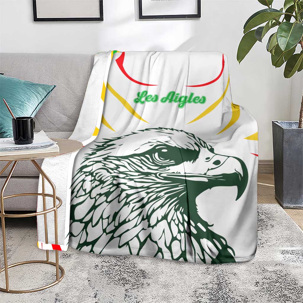 Mali Vulture Blanket Sporty Style with National Flag Colors