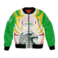 Mali Vulture Bomber Jacket Sporty Style with National Flag Colors