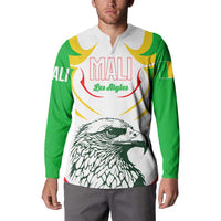 Mali Vulture Button Sweatshirt Sporty Style with National Flag Colors