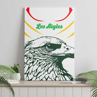 Mali Vulture Canvas Wall Art Sporty Style with National Flag Colors