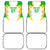 Mali Vulture Car Mats Sporty Style with National Flag Colors