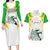 Mali Vulture Couples Matching Long Sleeve Bodycon Dress and Hawaiian Shirt Sporty Style with National Flag Colors