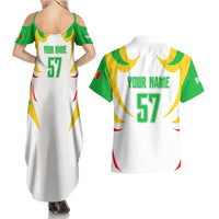 Mali Vulture Couples Matching Summer Maxi Dress and Hawaiian Shirt Sporty Style with National Flag Colors