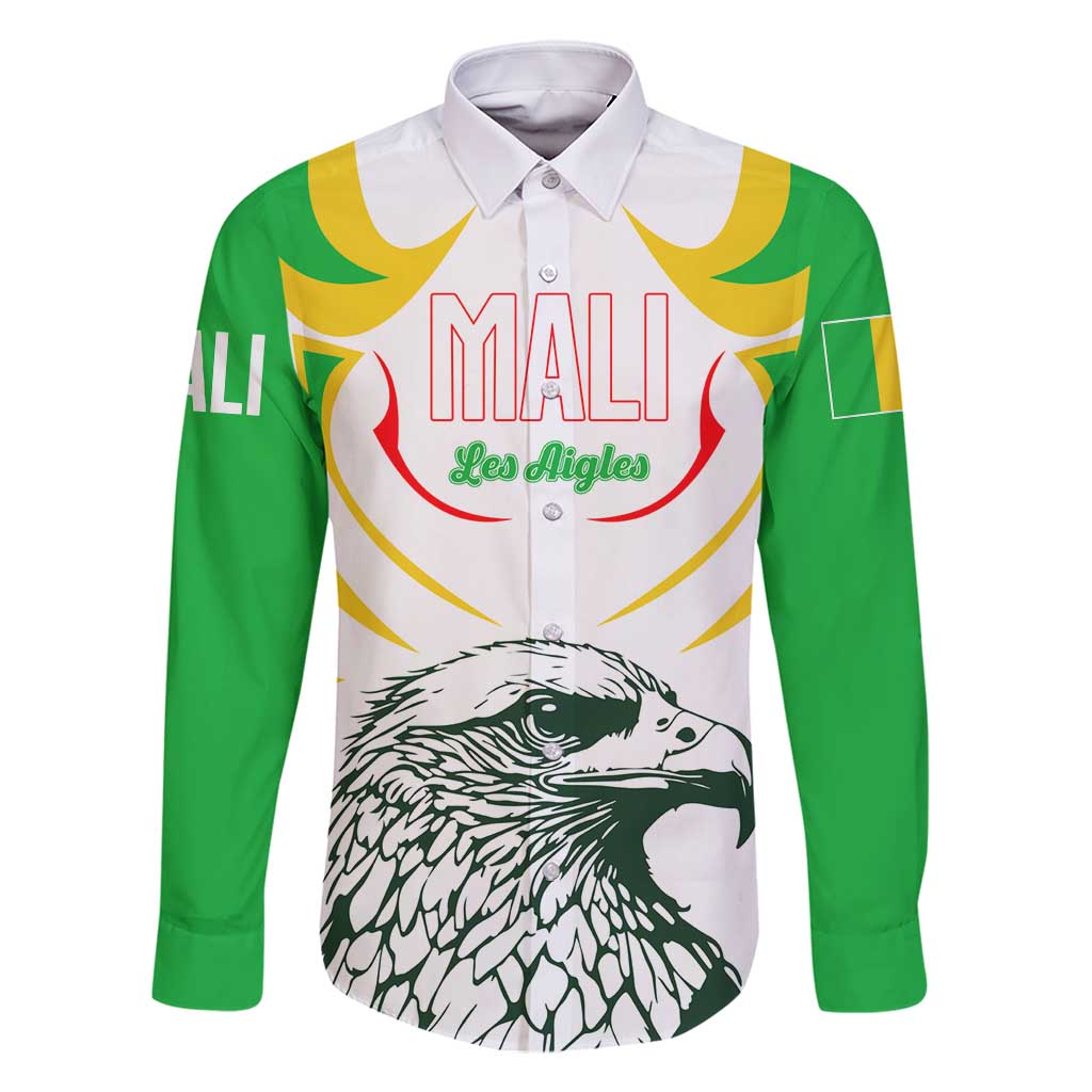 Mali Vulture Family Matching Long Sleeve Bodycon Dress and Hawaiian Shirt Sporty Style with National Flag Colors
